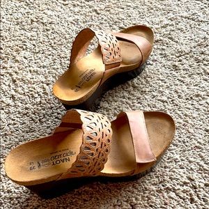 Lightly worn NAOT sandals